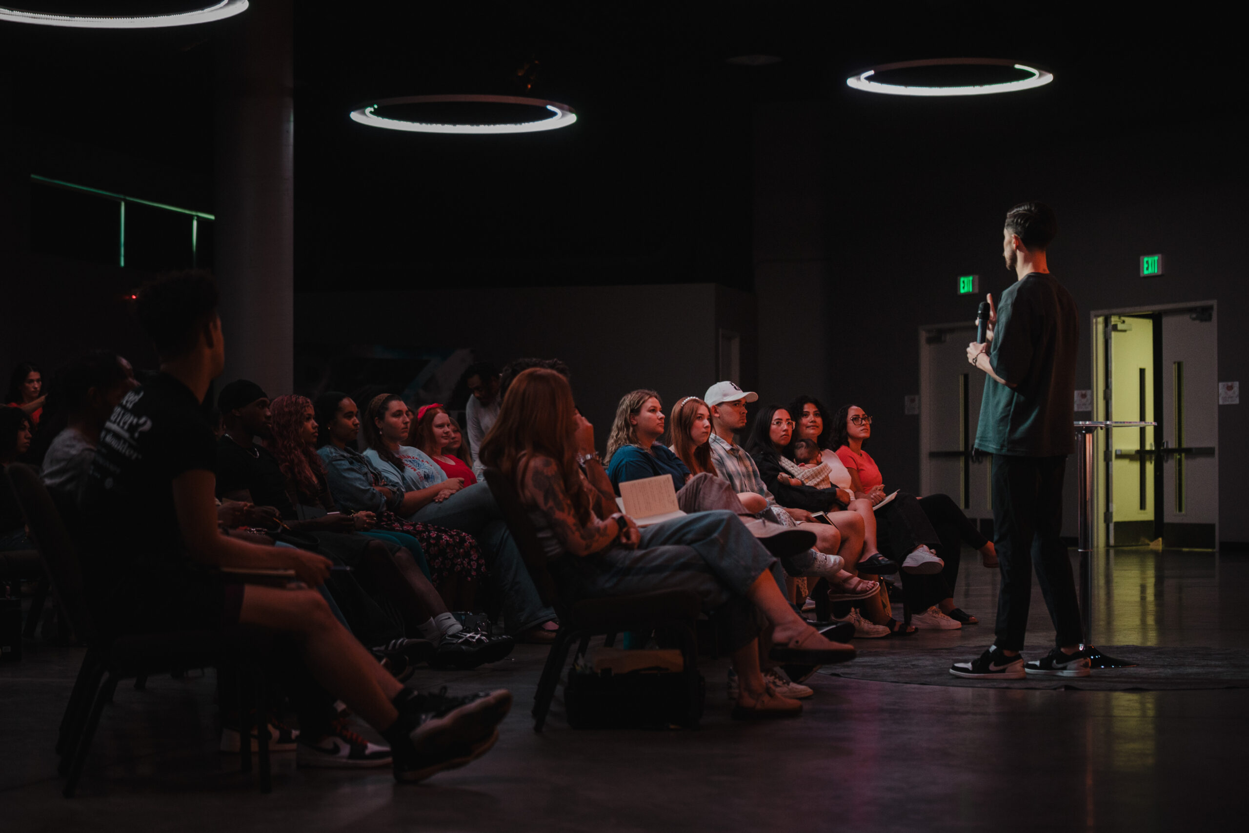 Full room worshipping